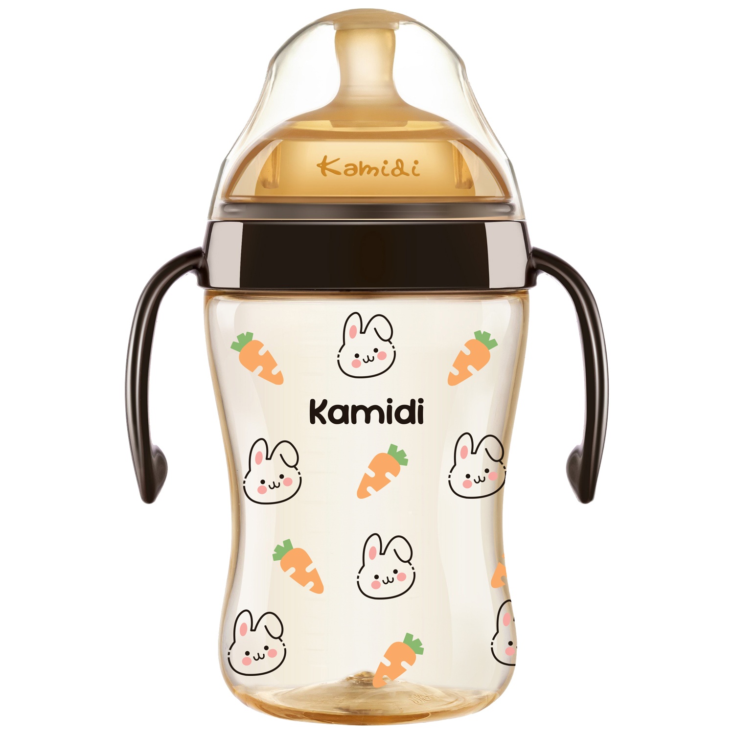 Bình sữa Kamidi PPSU in họa tiết thỏ 300ml hình 1