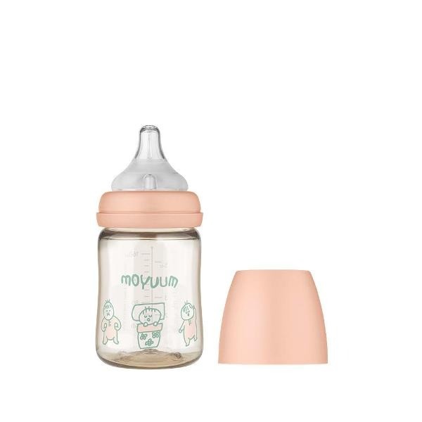Bình sữa Moyuum Ogu Ogu hồng 170ml hình 2