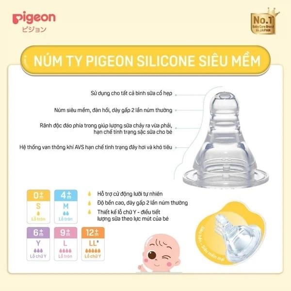 Bình sữa Pigeon PP Streamline 250ml họa tiết ngôi sao (Hồng) hình 2