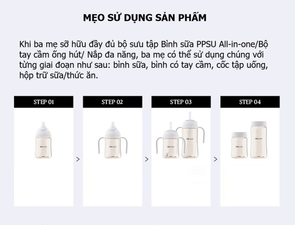 Bình sữa Moyuum PPSU Premium thế hệ thứ 3 Red Horse 270ml hình 6