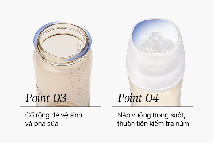 Bình sữa Moyuum PPSU Premium thế hệ thứ 3 Llama 170ml hình 3