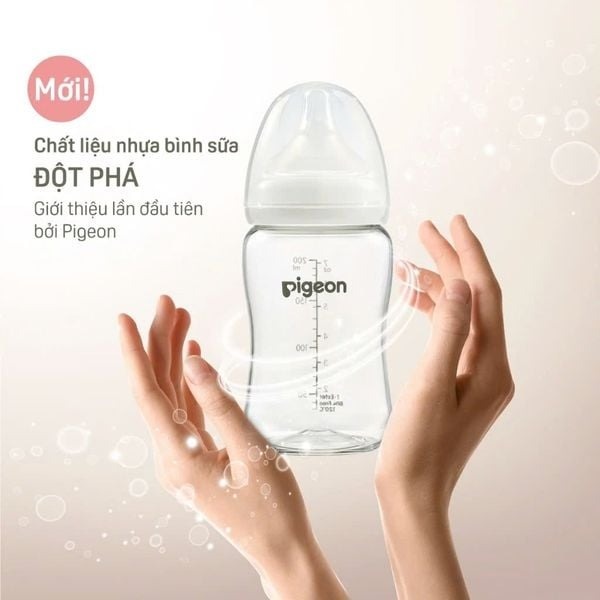 Bình sữa T-Ester Pigeon họa tiết Mây/Gấu 160ml