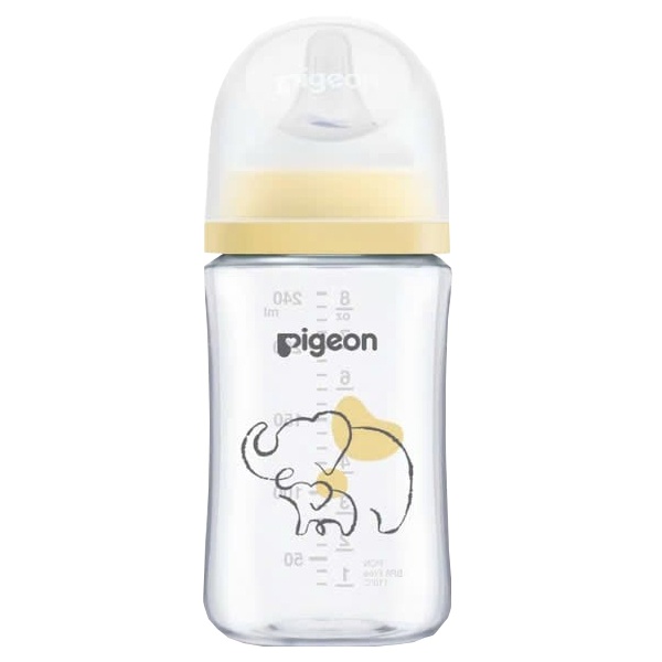 Bình sữa T-Ester Pigeon họa tiết Núi/Voi 240ml