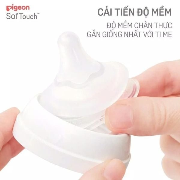 Bình sữa T-Ester Pigeon họa tiết Núi/Voi 240ml