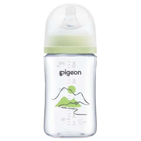 Bình sữa T-Ester Pigeon họa tiết Núi/Voi 240ml