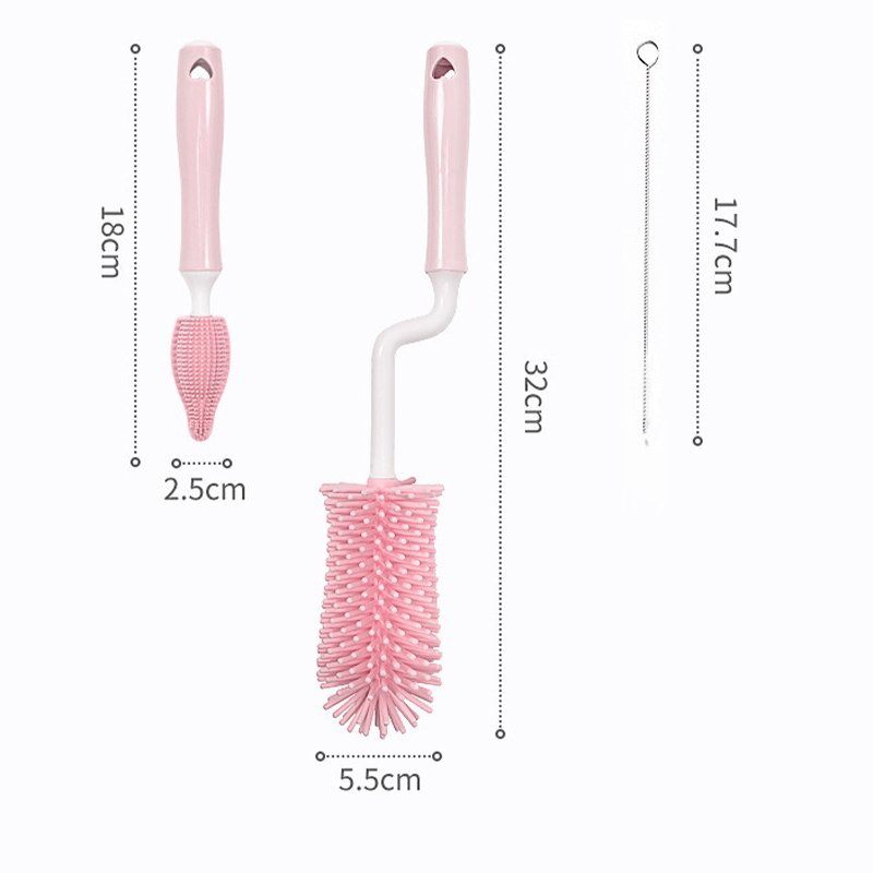 Cọ rửa 3 chi tiết Silicon Bottle Bruck 1001-3 AC hình 6