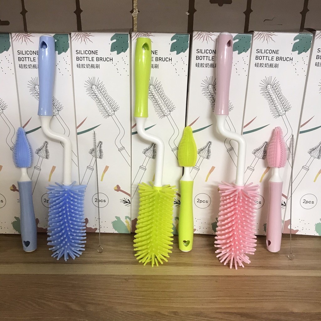 Cọ rửa 3 chi tiết Silicon Bottle Bruck 1001-3 AC hình 2
