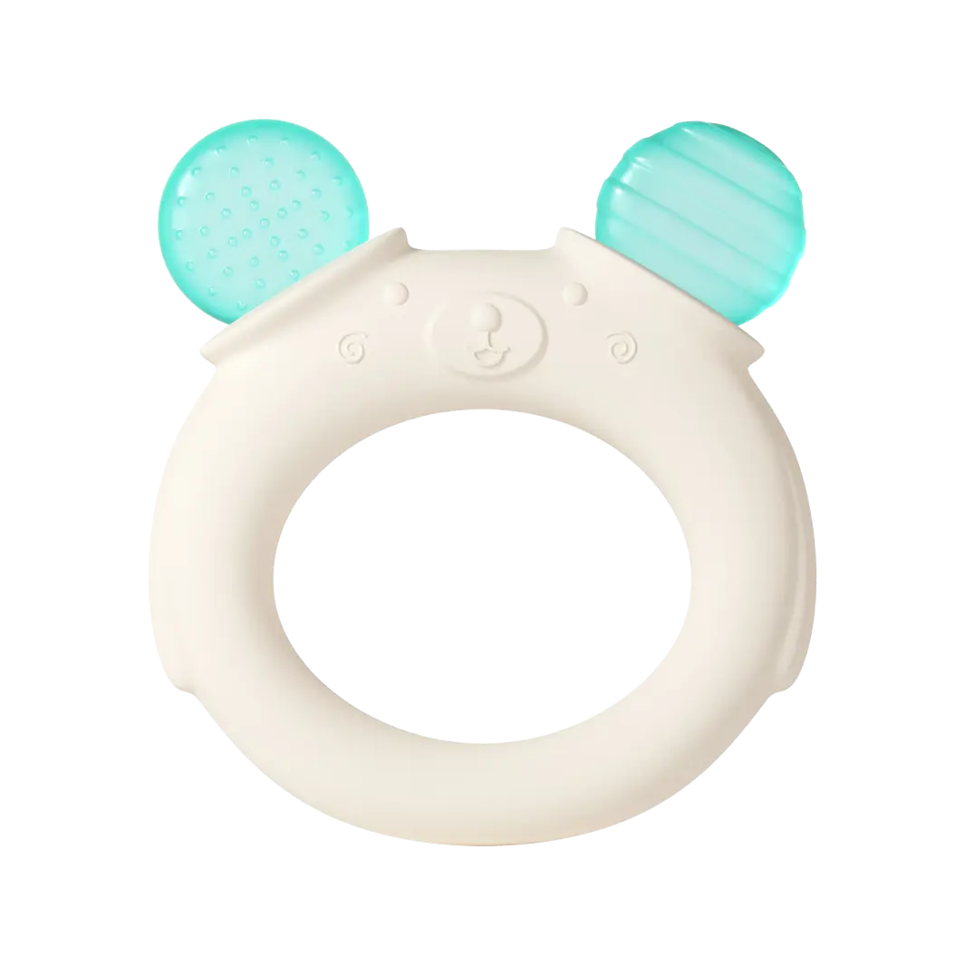 Gặm nướu Silicon hình gấu Hallysen cho bé 0+ (Màu ngẫu nhiên) hình 1