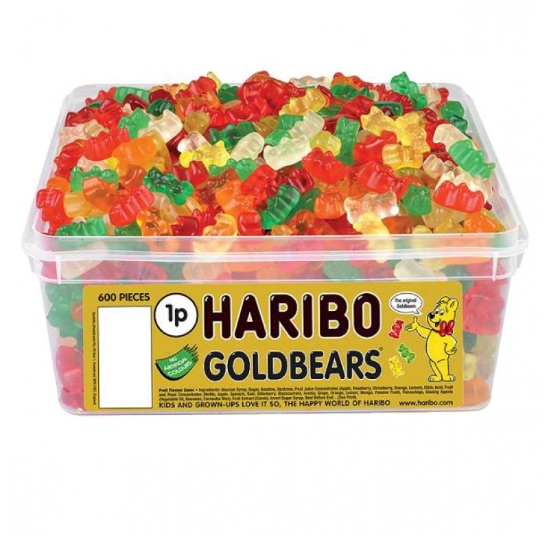 Kẹo dẻo Haribo Goldbears 80g nhiều màu sắc cho bé 2Y+ hình 2