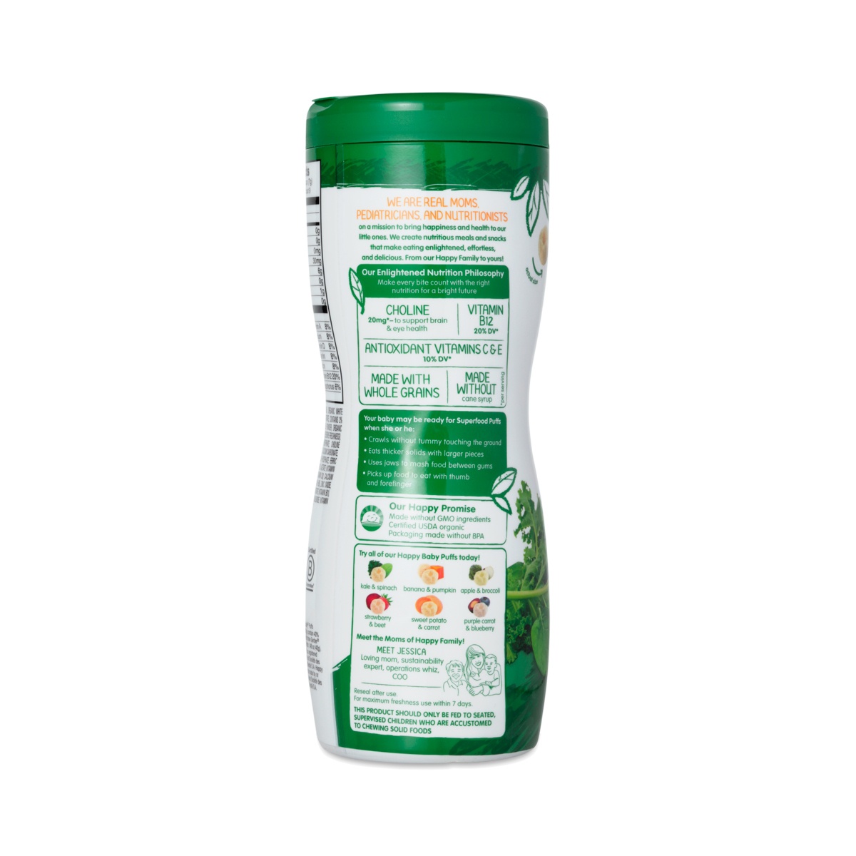 Bánh ăn dặm Happypuff 60g hình 2