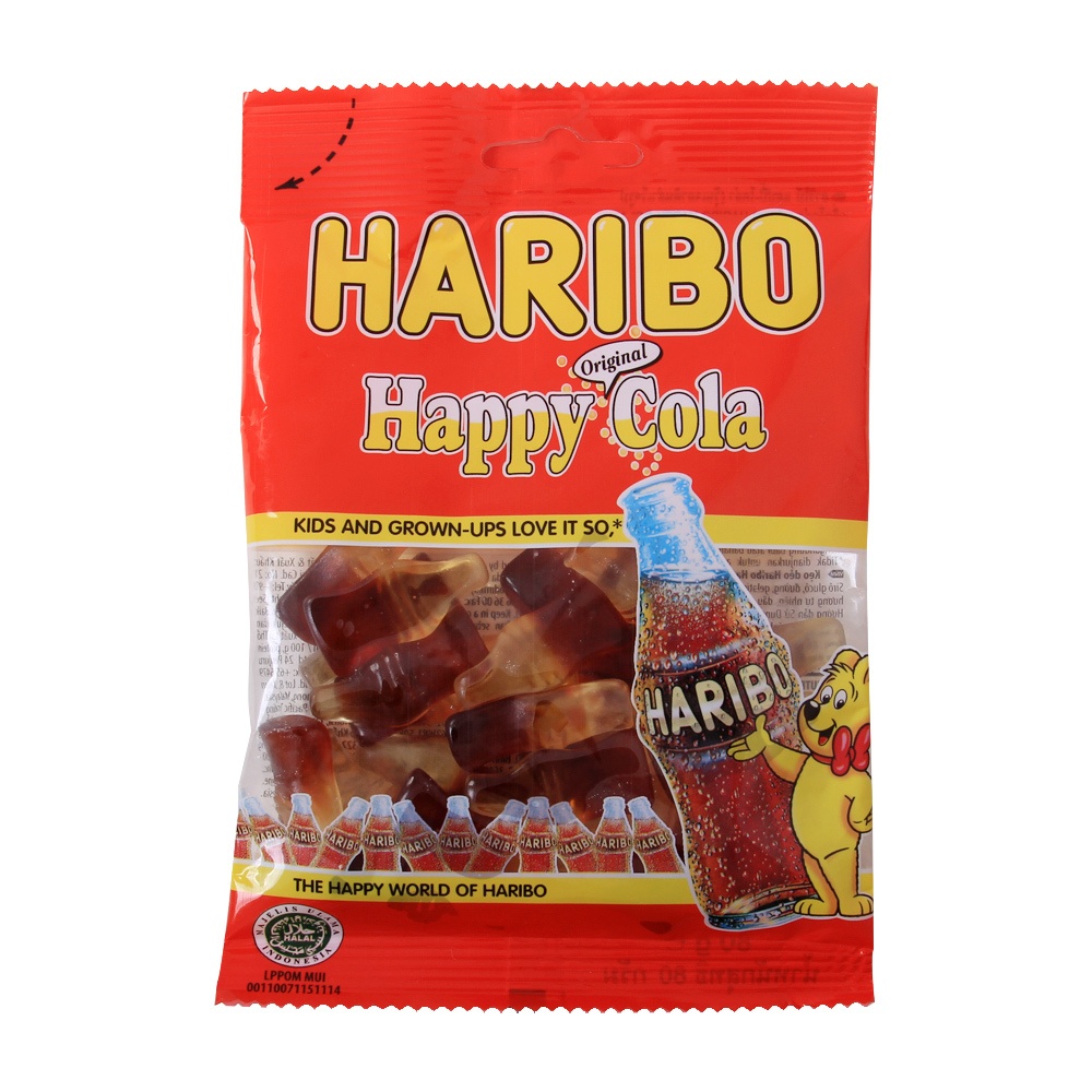Kẹo dẻo Haribo Happy Cola 200g cho bé 2Y+  hình 2