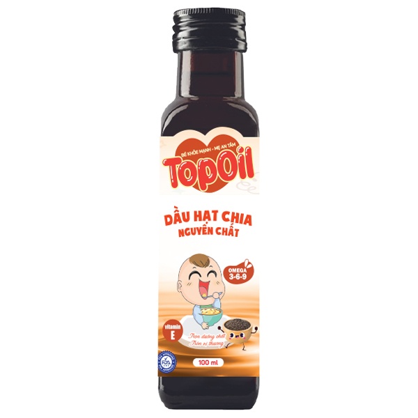 Dầu hạt chia nguyên chất Topoil 100ml hình 1