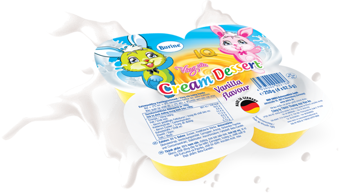 Váng sữa thỏ Burine 4x62.5g hình 1