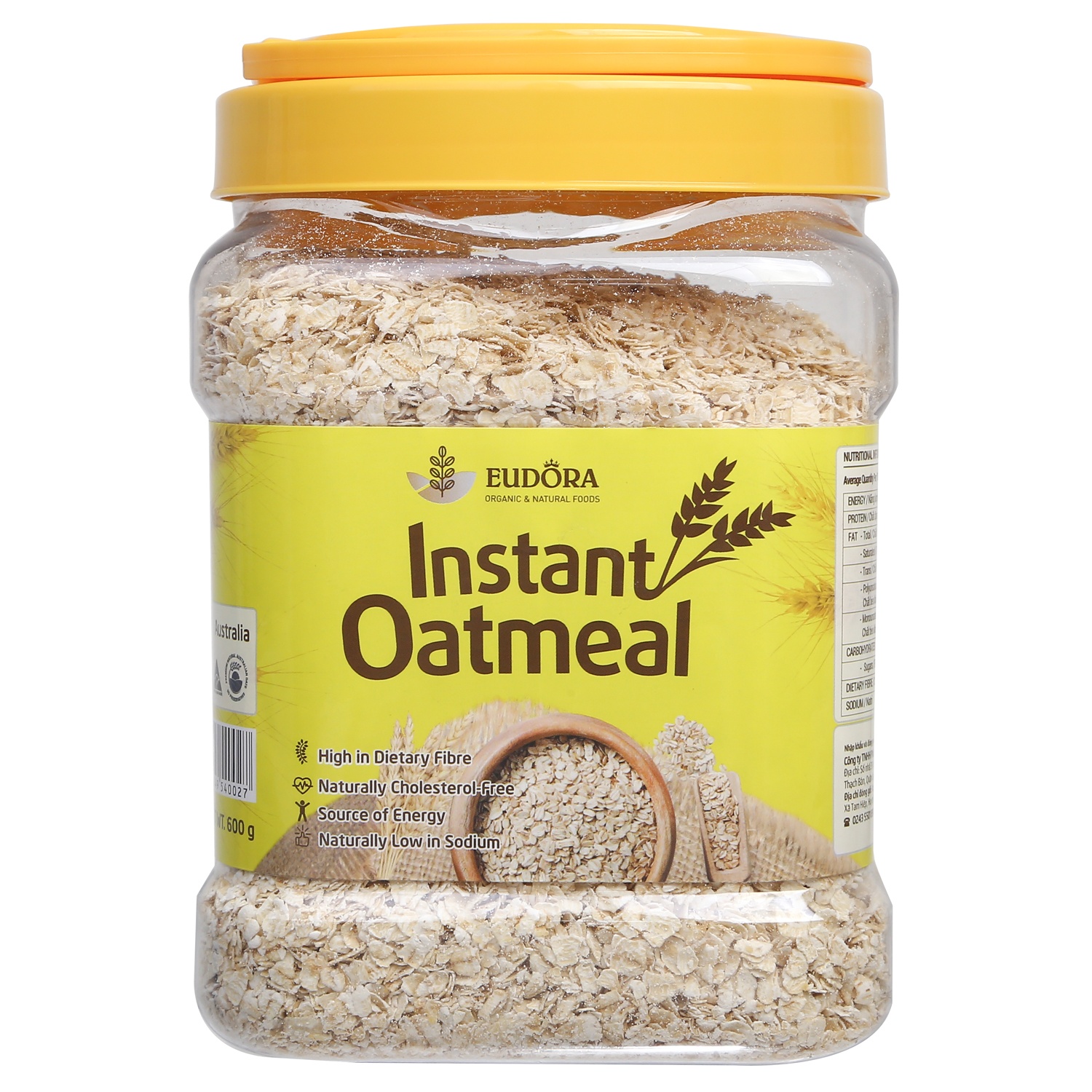 Yến Mạch Eudora Organic 600G hình 1