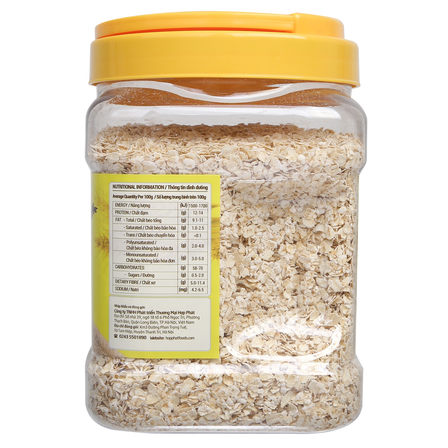 Yến Mạch Eudora Organic 600G hình 2