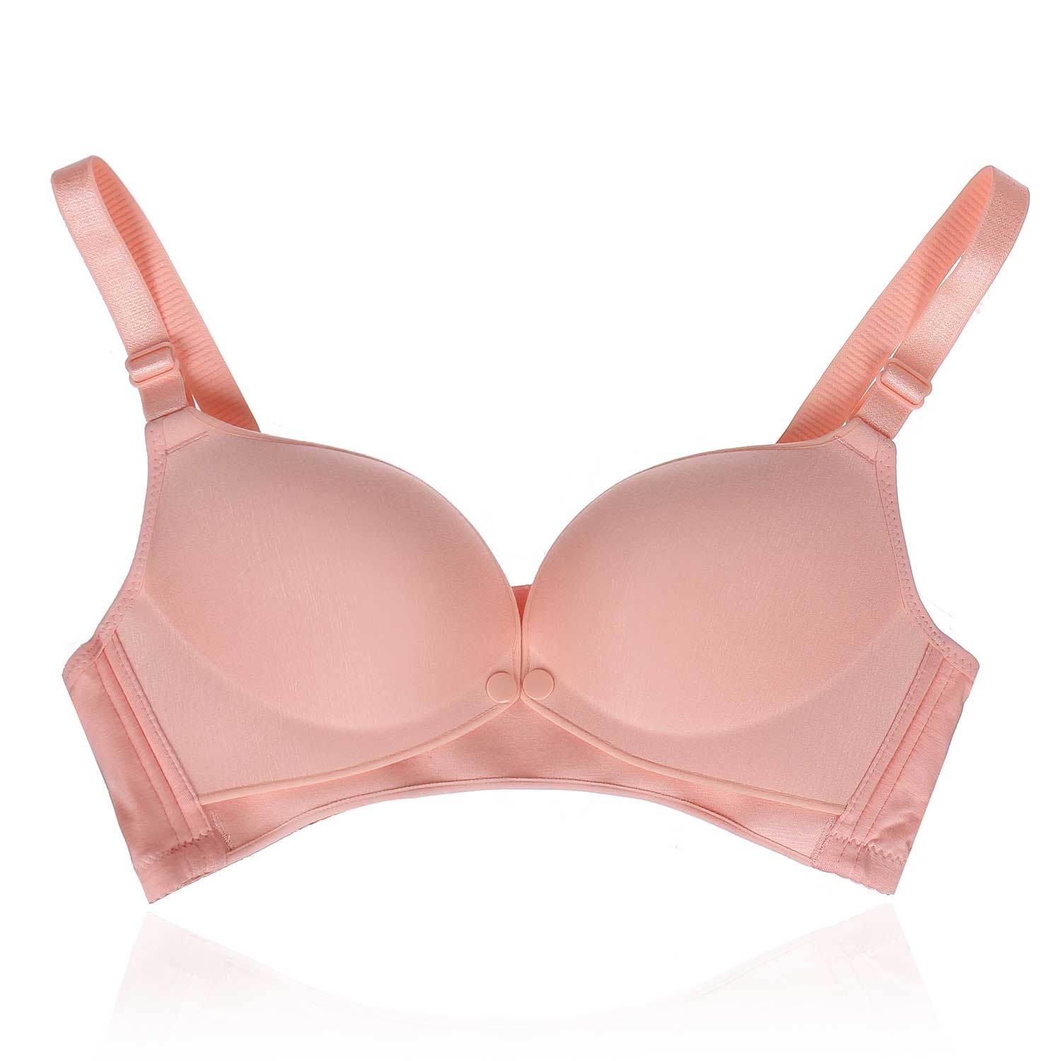 Áo ngực cho con bú Charm nút bấm Cotton (Màu Hồng) hình 1