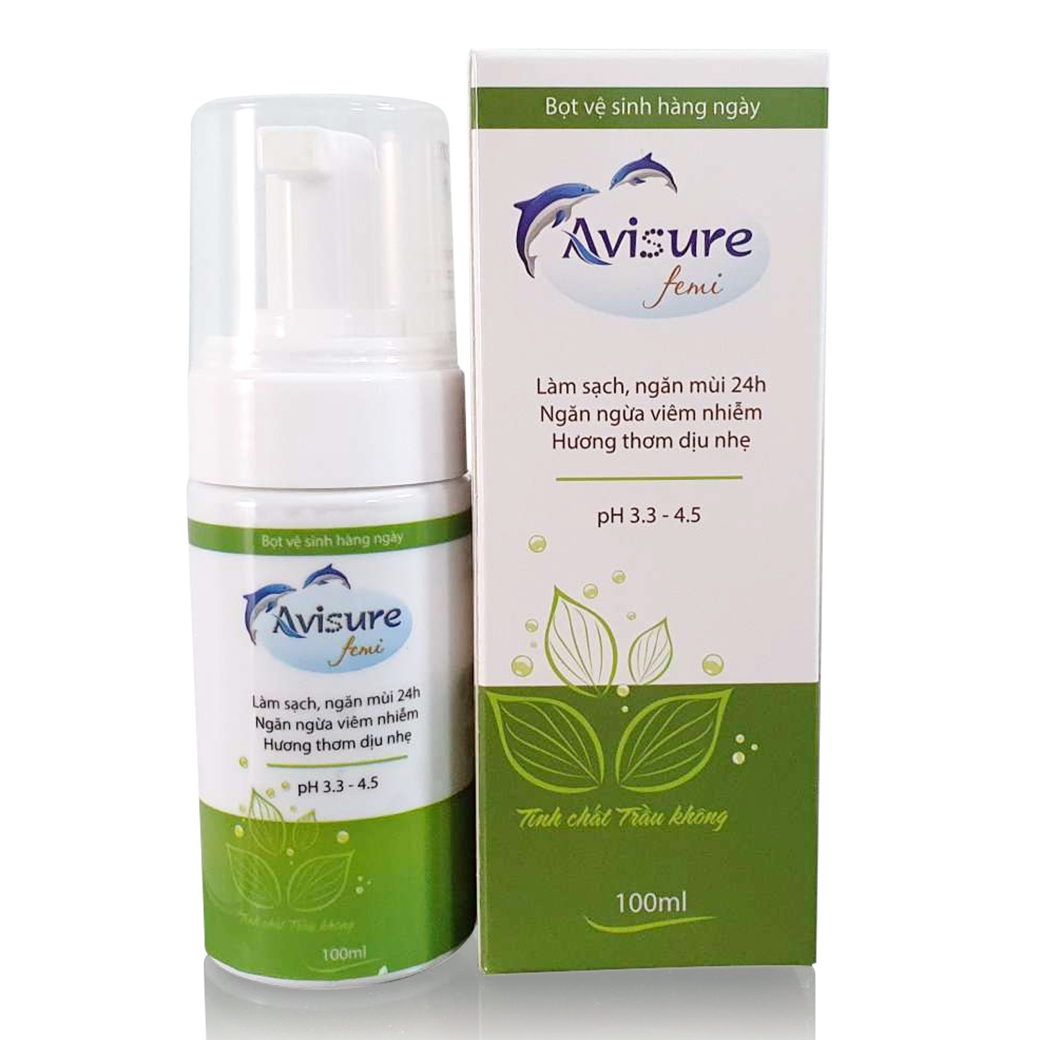Dung dịch vệ sinh phụ nữ Avisure Femi dạng bọt (100ml) hình 1