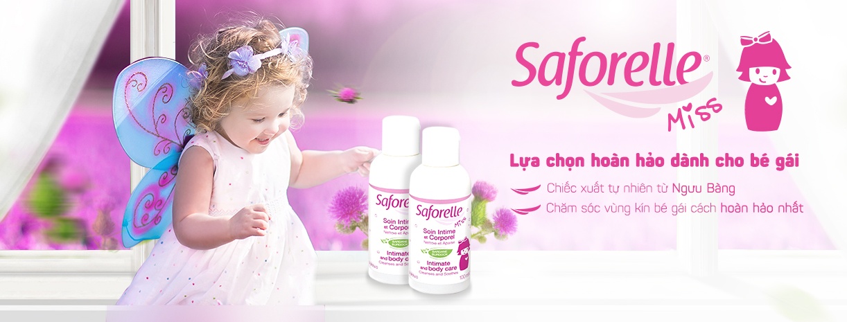 Dung dịch vệ sinh Saforelle Miss cho bé 2Y+ hình 2