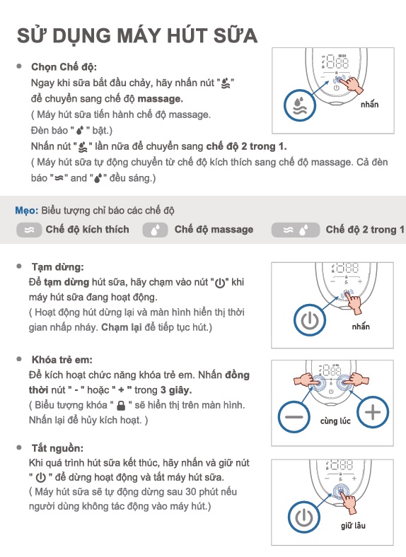 Máy hút sữa điện rảnh tay điện đôi Mamago Flora D6 hình 7