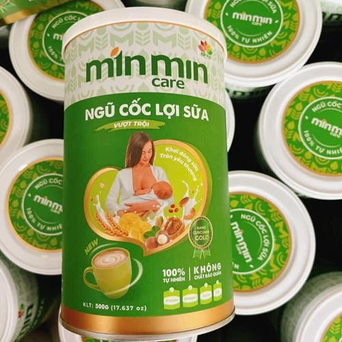 Bột ngũ cốc lợi sữa Min Min 500g hình 3