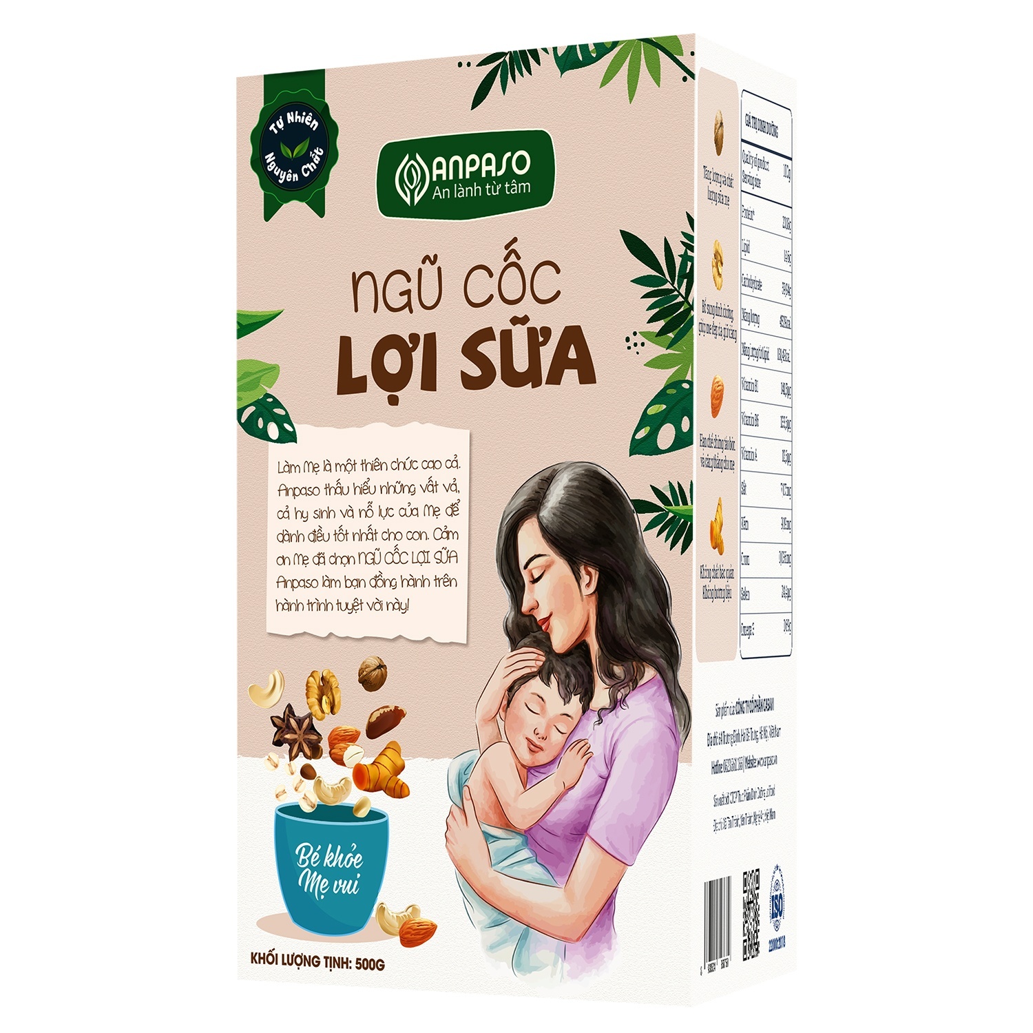Ngũ cốc lợi sữa Anpaso 500g hình 2