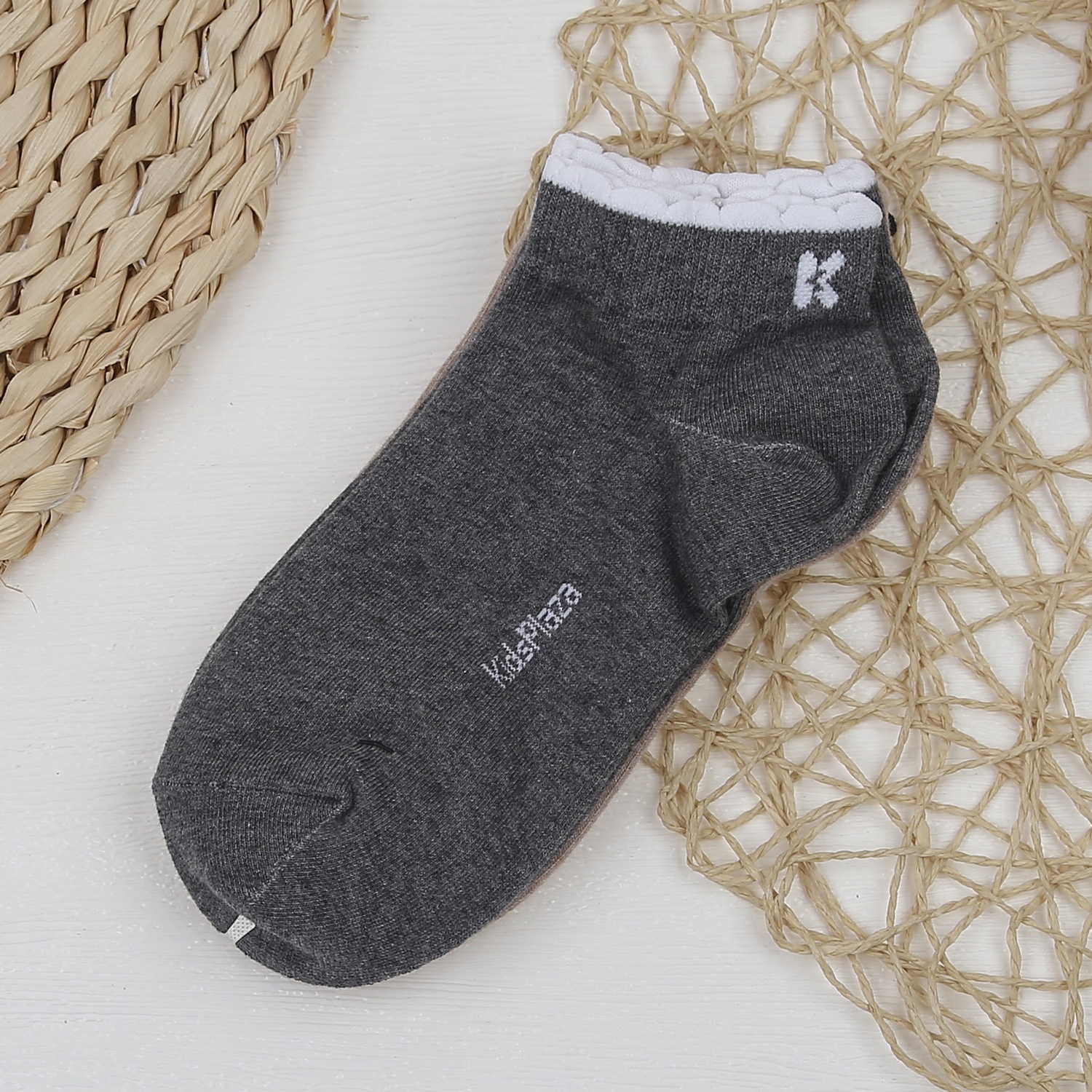 Set 3 tất cho mẹ KidsPlaza chữ K DK23D (Xám-ghi-nâu) hình 2