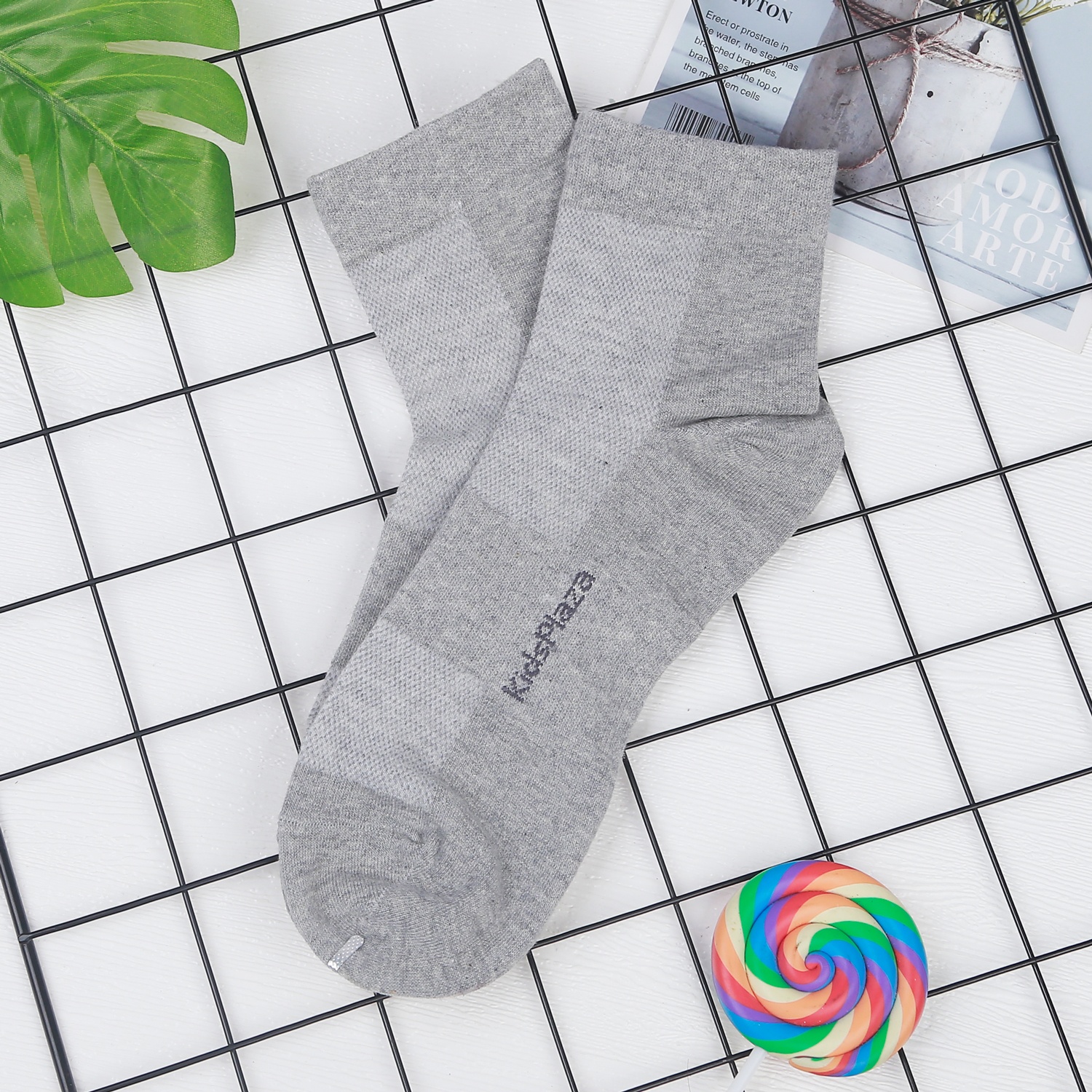 Set 3 tất nam KidsPlaza KN02 DK22 (tiêu-xám-đen) hình 2