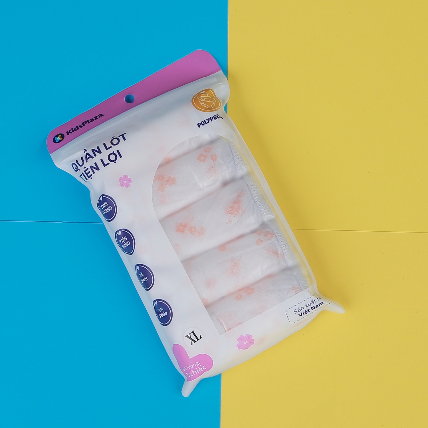 Set 5 quần lót tiện lợi KidsPlaza PP BA21 size XL hình 1