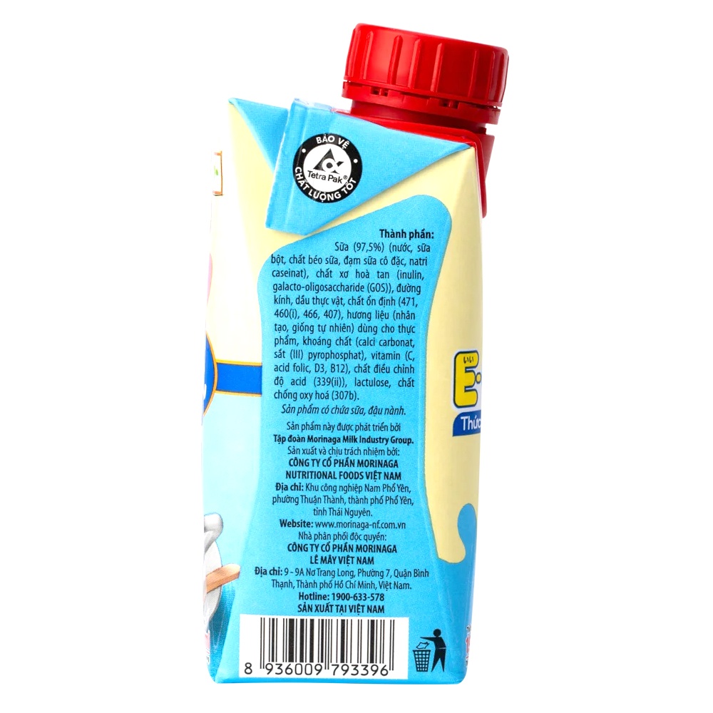 Sữa bầu Morinaga E-Okasan Vani 3x190ml hình 3