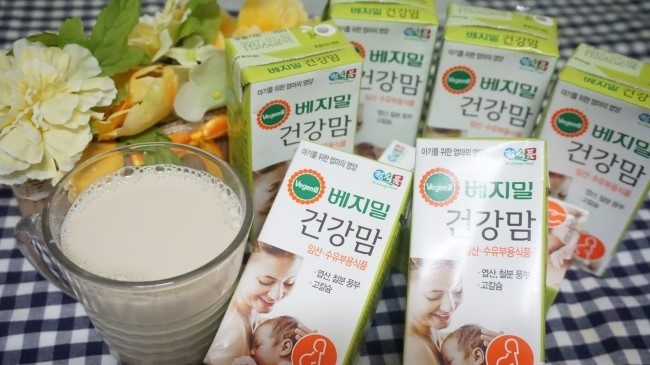 Sữa bầu Vegemil Hàn Quốc (190mlx4hộp) hình 2