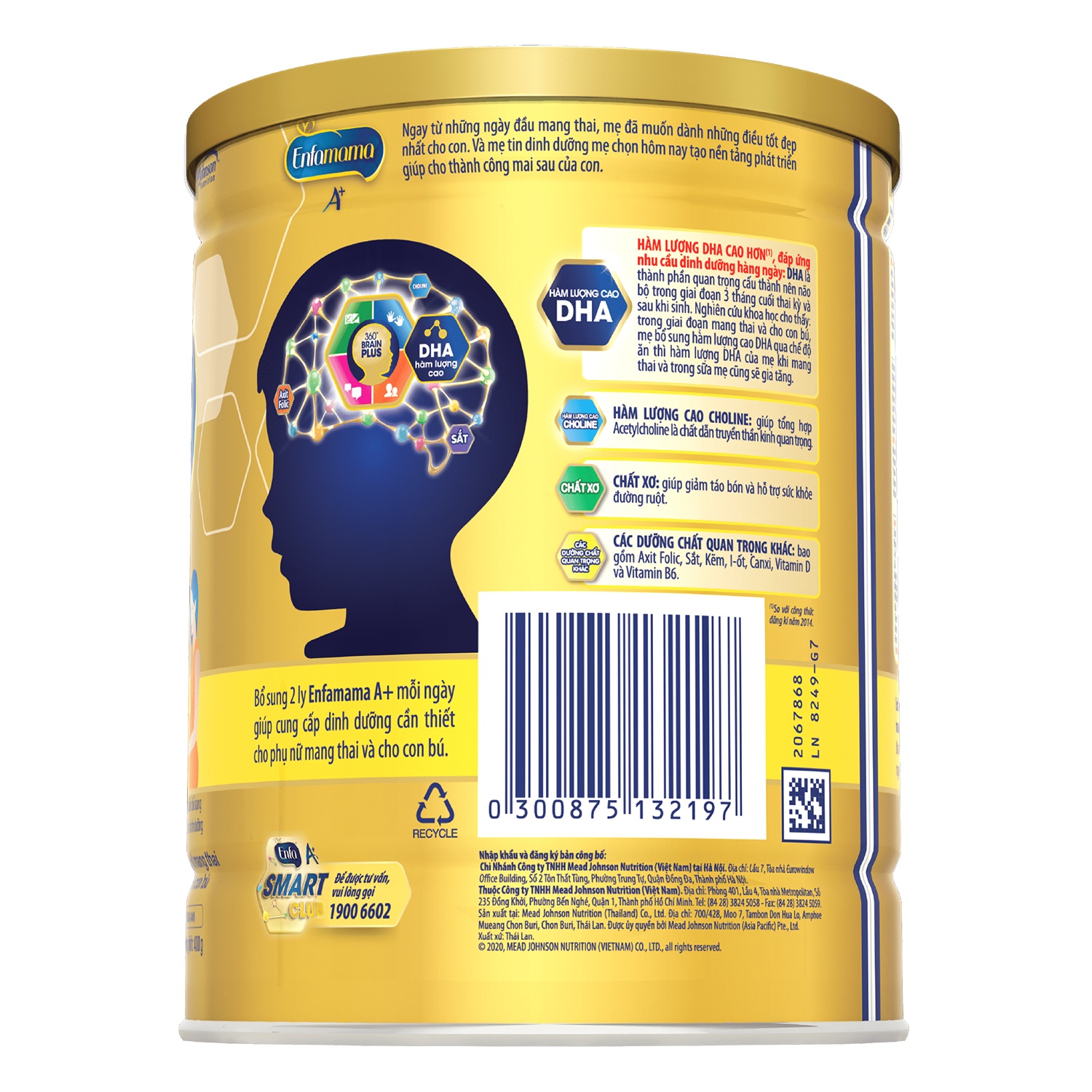 Sữa bầu Enfamama A+ Vanilla 400g hình 3