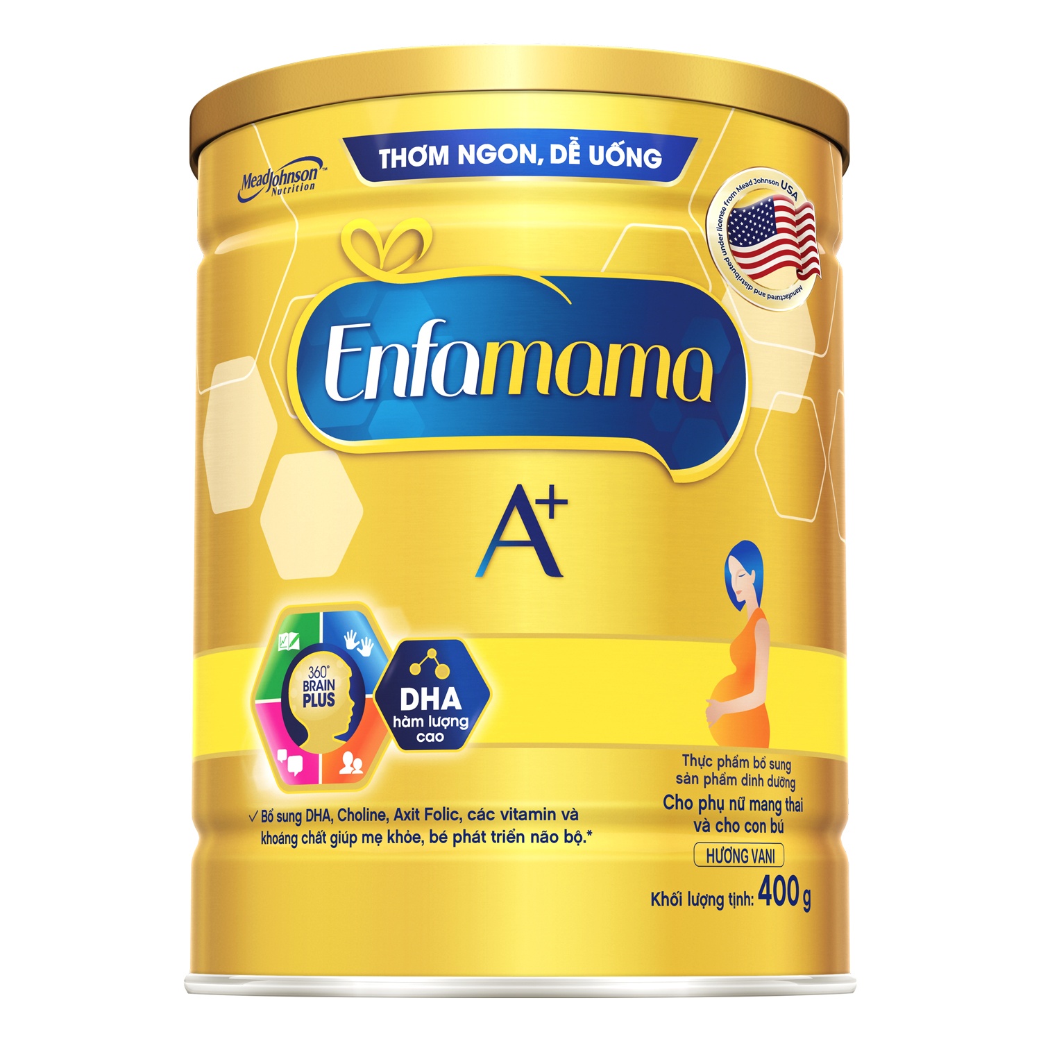 Sữa bầu Enfamama A+ Vanilla 400g  hình 1