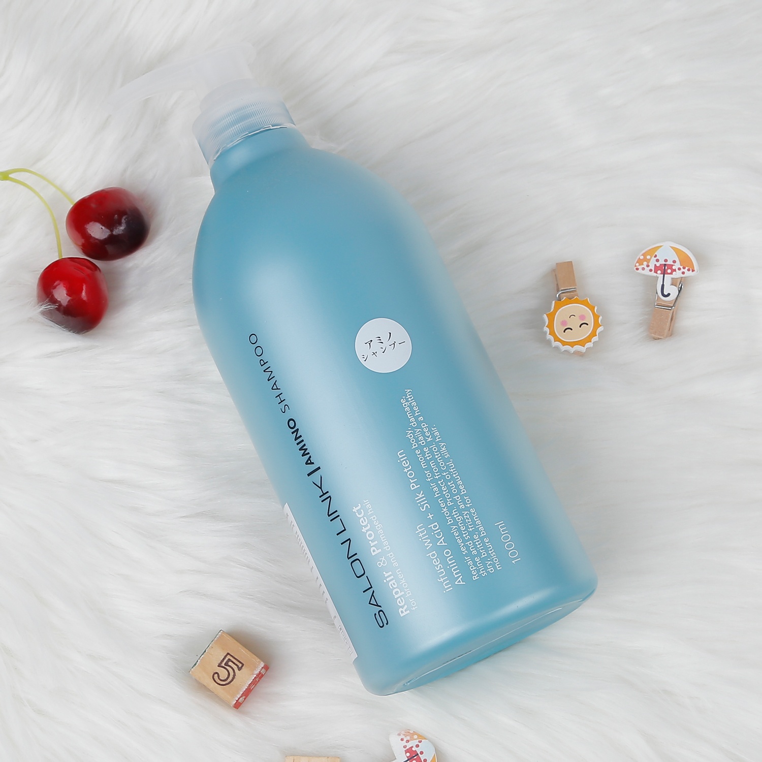 Dầu gội dưỡng ẩm Salon Link Amino phục hồi tóc hư tổn 1000ml hình 1