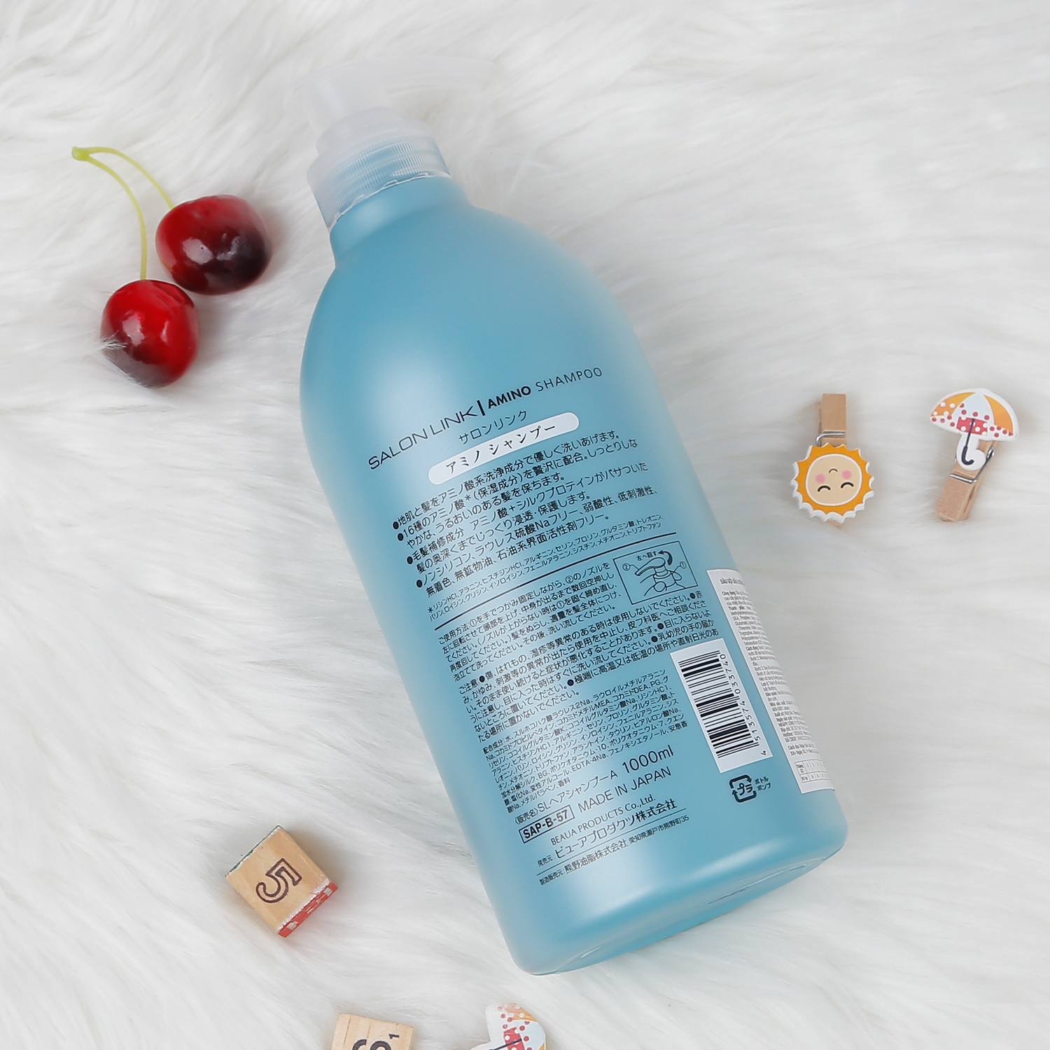 Dầu gội dưỡng ẩm Salon Link Amino phục hồi tóc hư tổn 1000ml hình 2