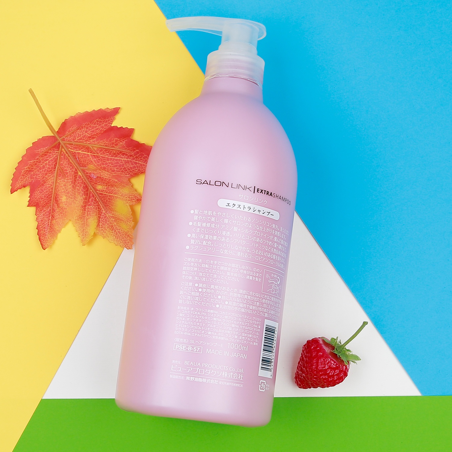 Dầu gội Kumano Salon Link Extra cho tóc hư tổn 1000ml hình 2