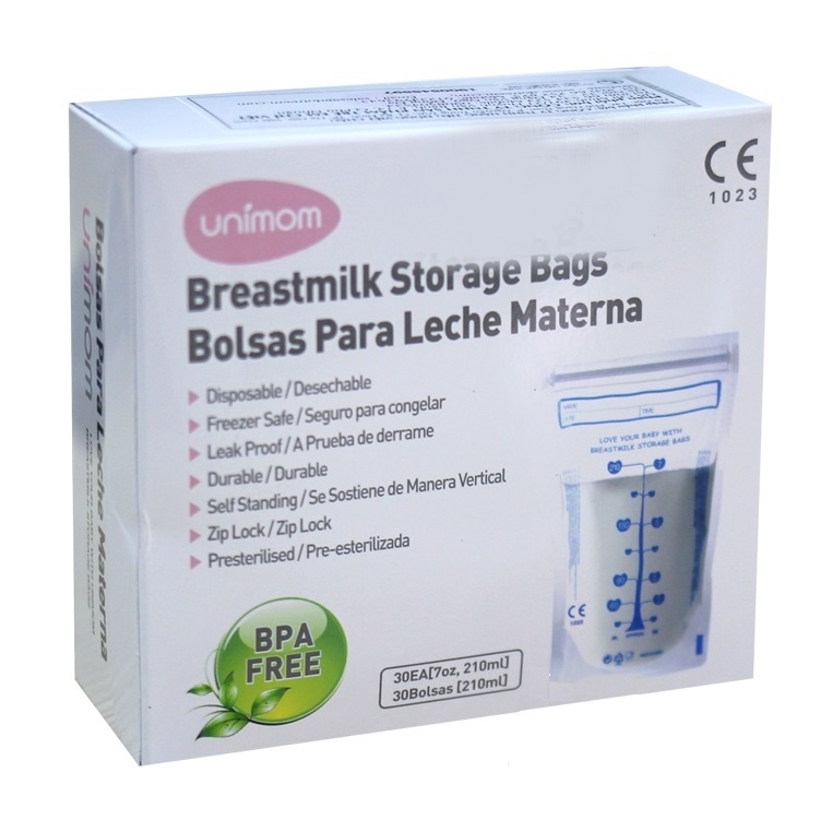 Túi trữ sữa Unimom cảm ứng nhiệt UM870176 30pcs hình 2