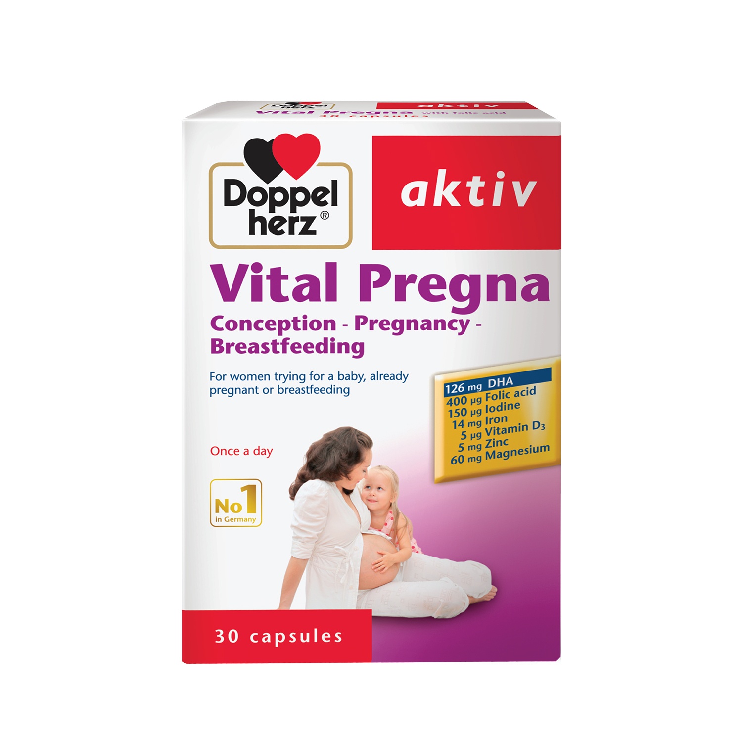 Vitamin bầu Vital Pregna (30v) hình 1