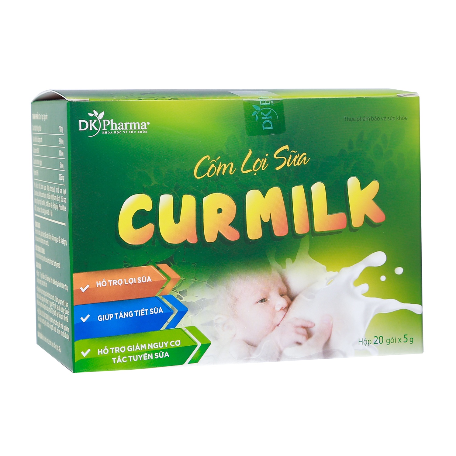 Cốm lợi sữa Curmilk 20 gói hình 1