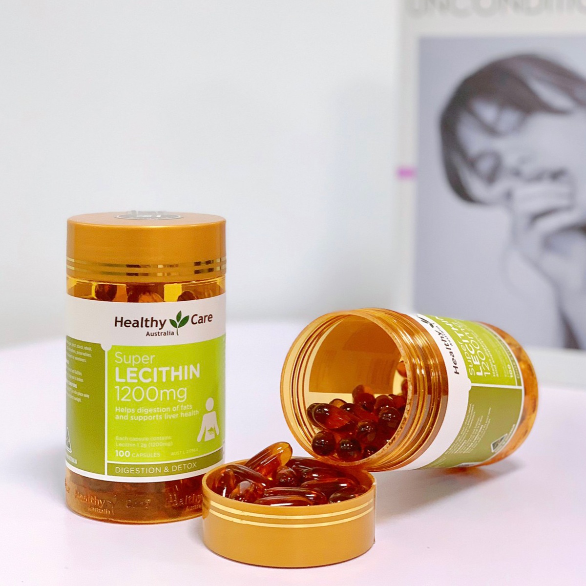 Mầm đậu nành Healthy Care Lecithin 1200mg hình 1