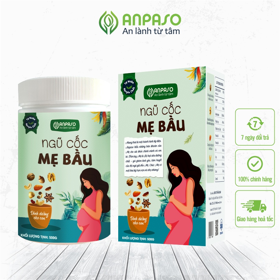 Ngũ cốc mẹ bầu Anpaso 500g hình 1