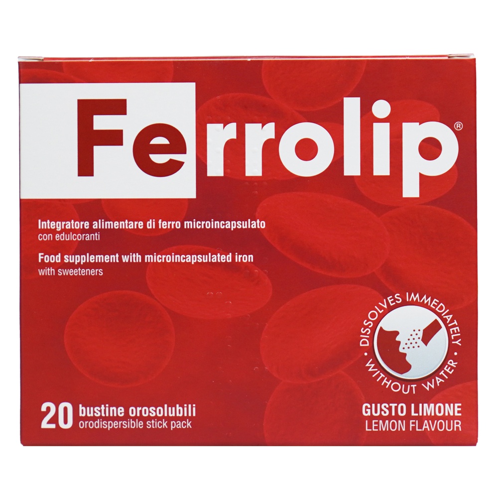 Sắt sinh học Ferrolip 20x1.8g hình 1