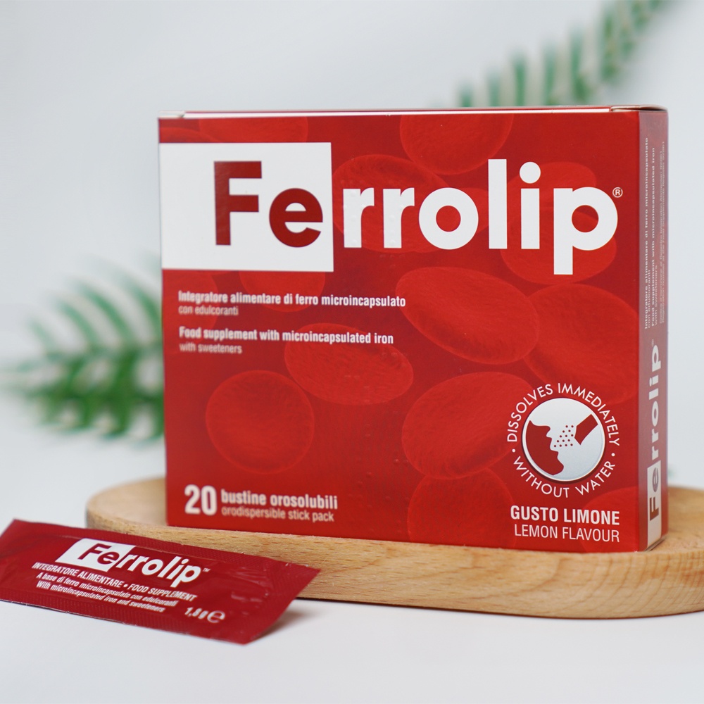 Sắt sinh học Ferrolip 20x1.8g hình 3