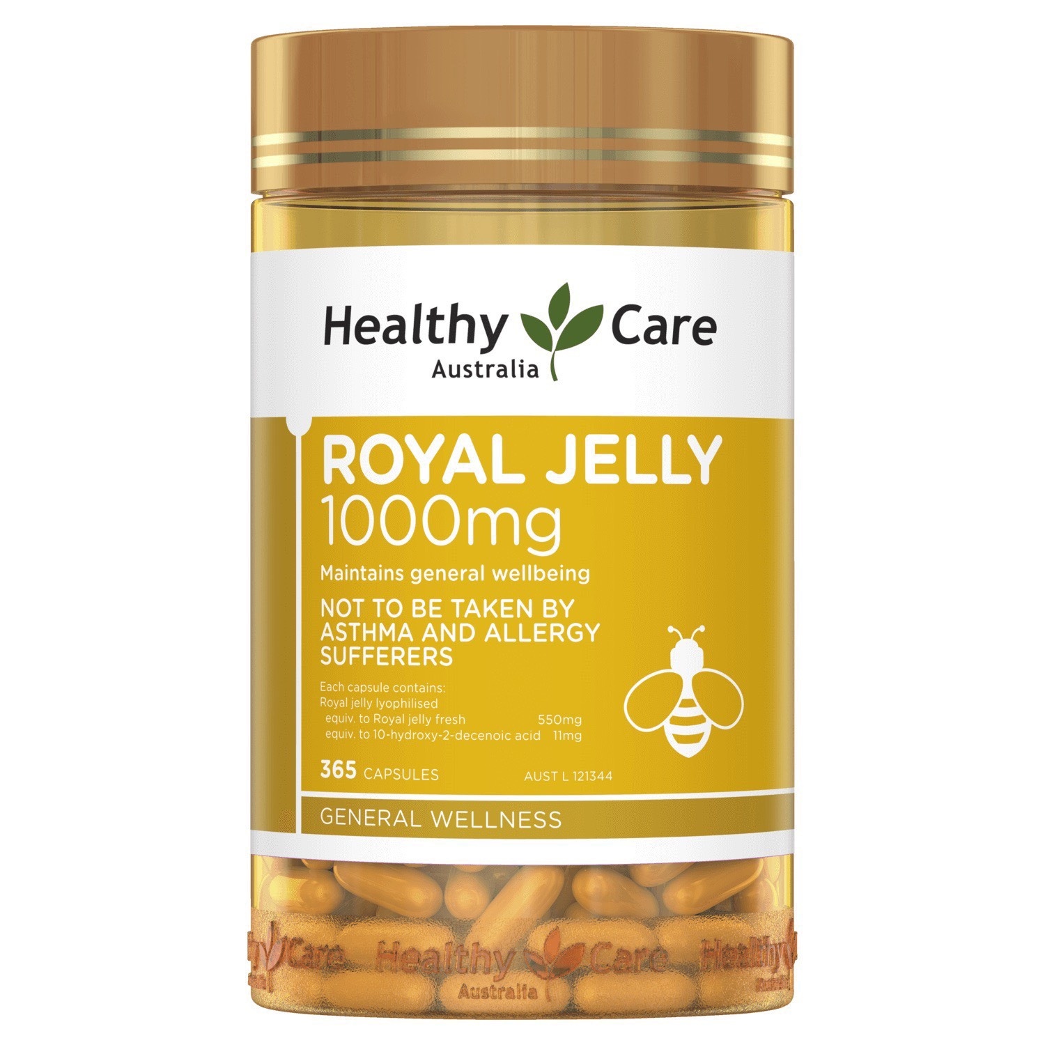 Sữa ong chúa Healthy Care Royal Jelly 1000mg hình 1