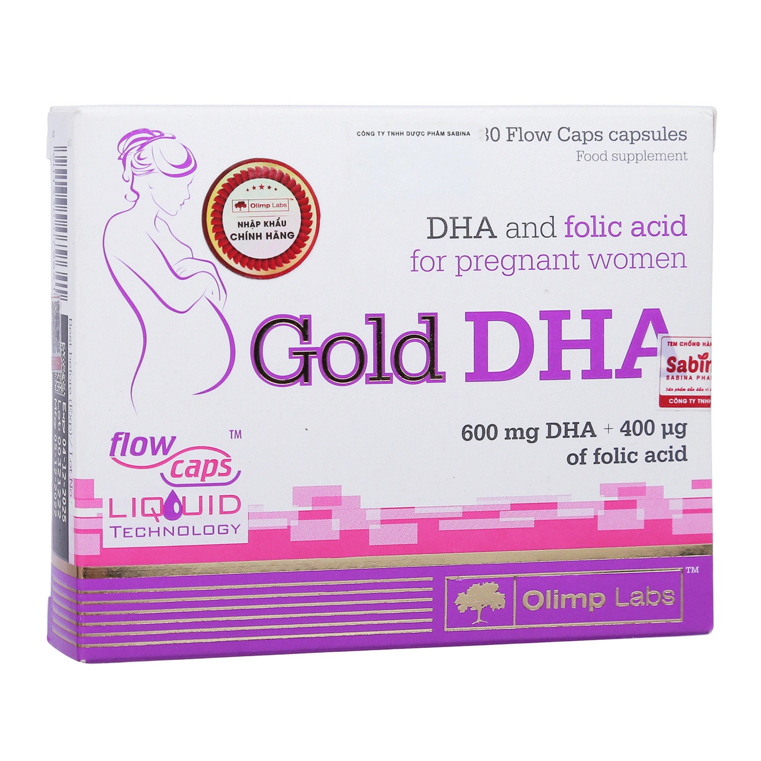 Thực phẩm bảo vệ sức khỏe Gold DHA (30 viên) hình 1