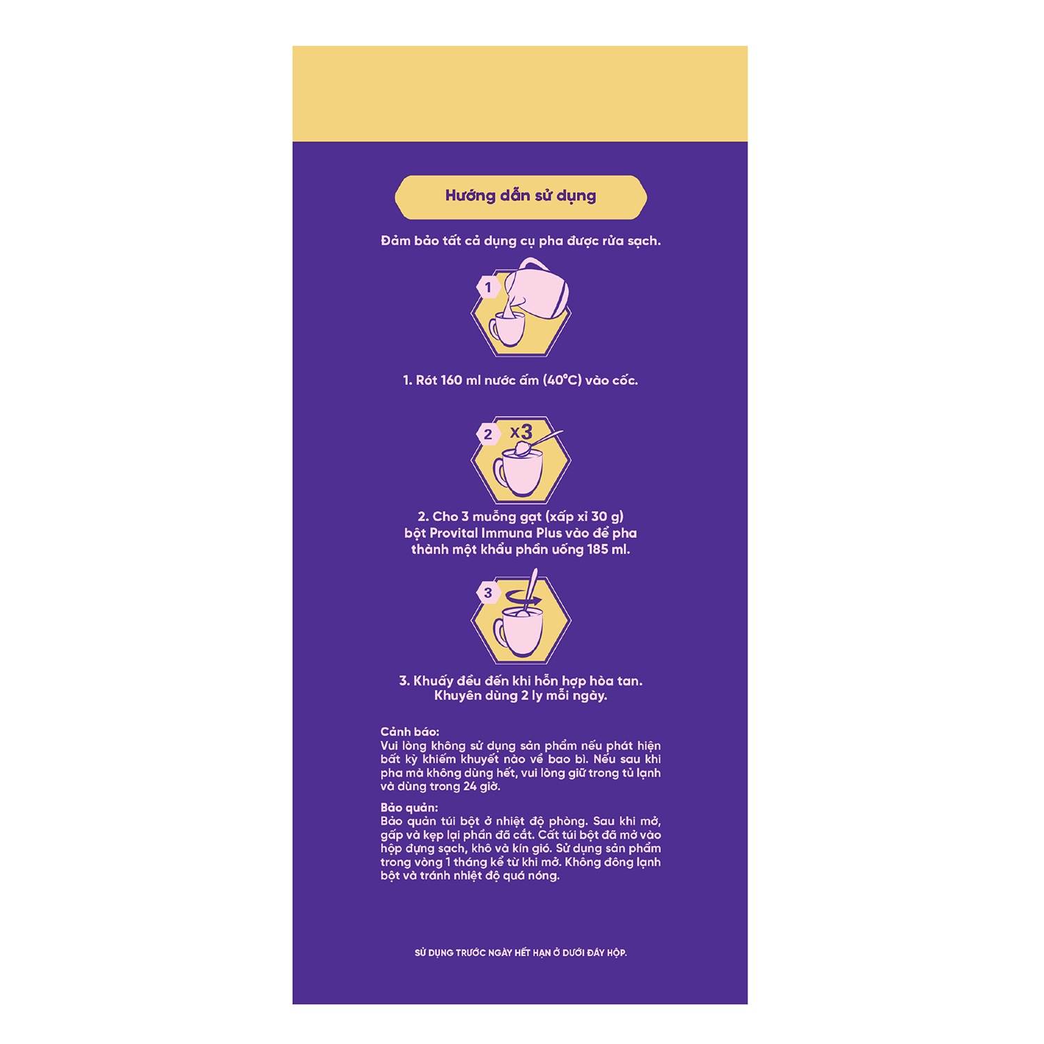 Thực phẩm bổ sung Provital Immuna Plus 960g hình 4