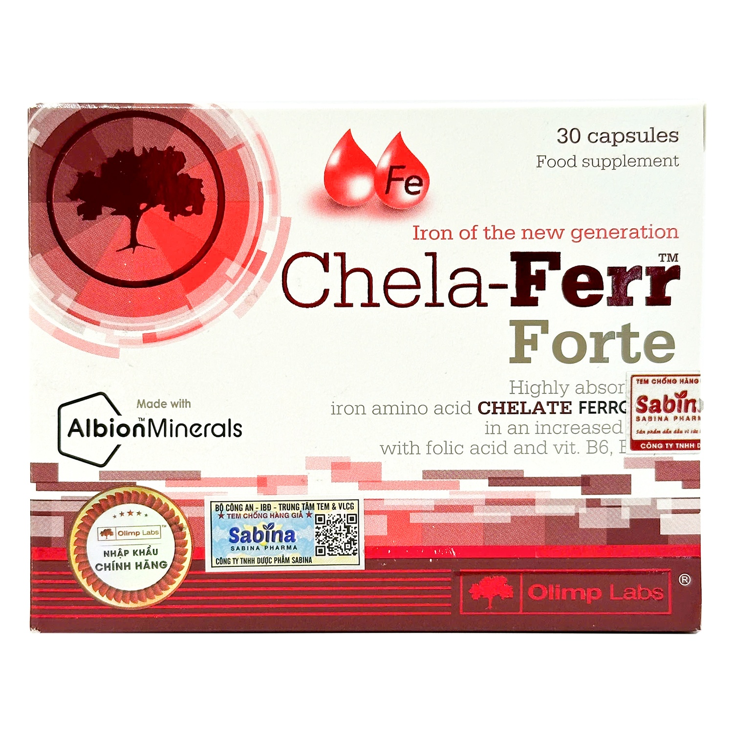 Thực phẩm bảo vệ sức khoẻ Chela-Ferr Forte bổ sung sắt cho bà bầu