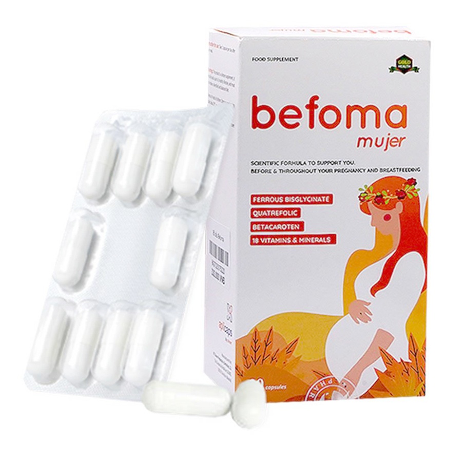 Viên uống bổ sung Vitamin tổng hợp Aplicaps Befoma (30 viên) hình 1