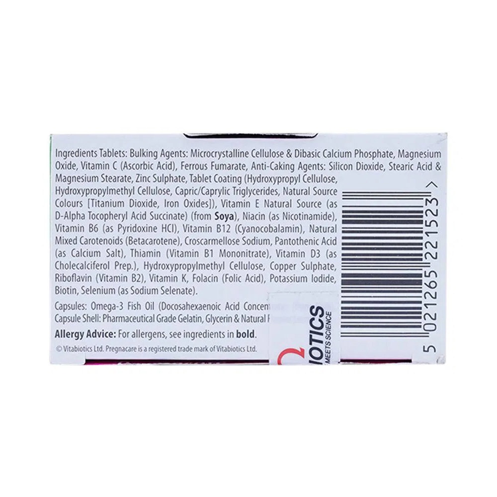 Vitamin mẹ bầu Pregnacare Plus Omega-3 56 viên hình 2