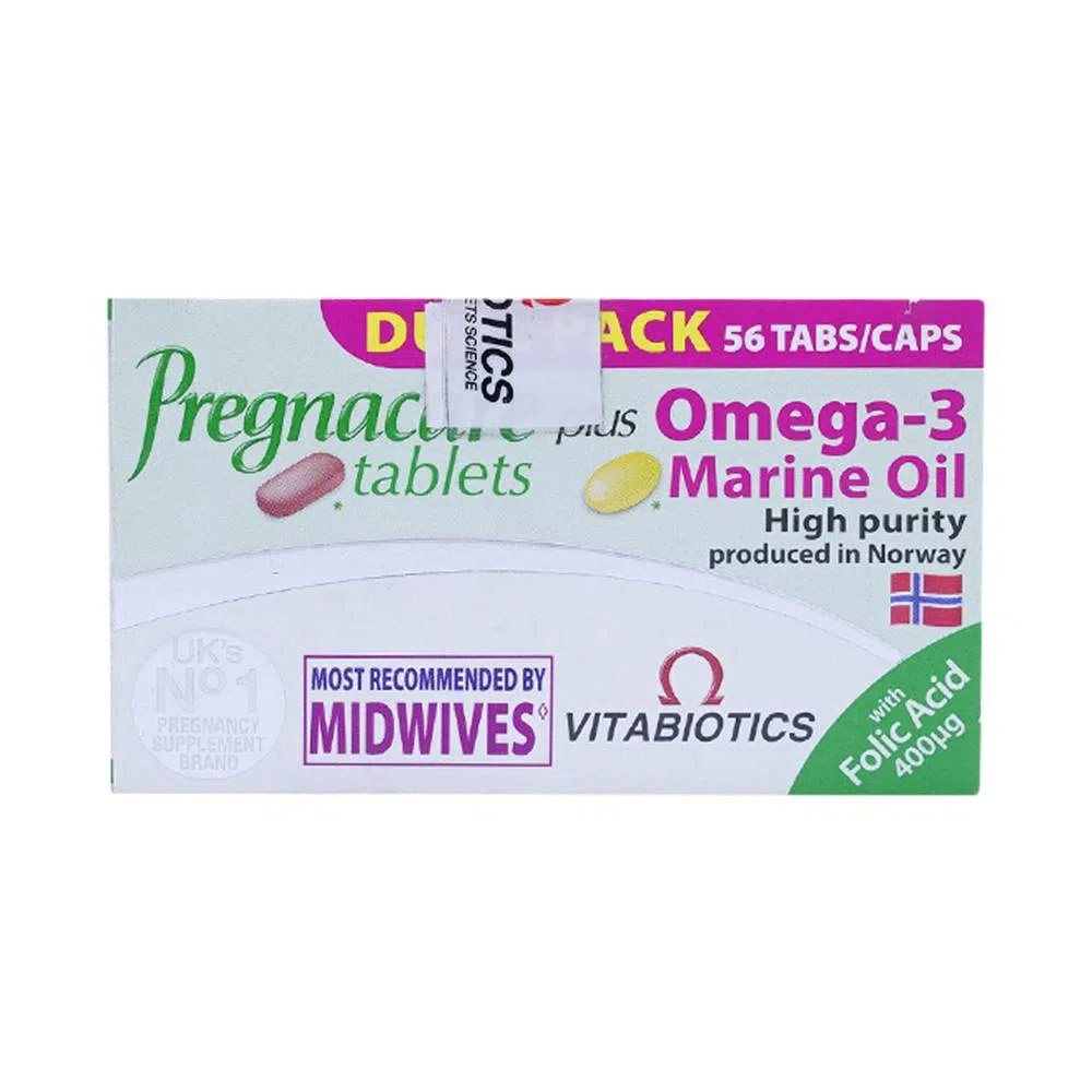 Vitamin mẹ bầu Pregnacare Plus Omega-3 56 viên hình 6