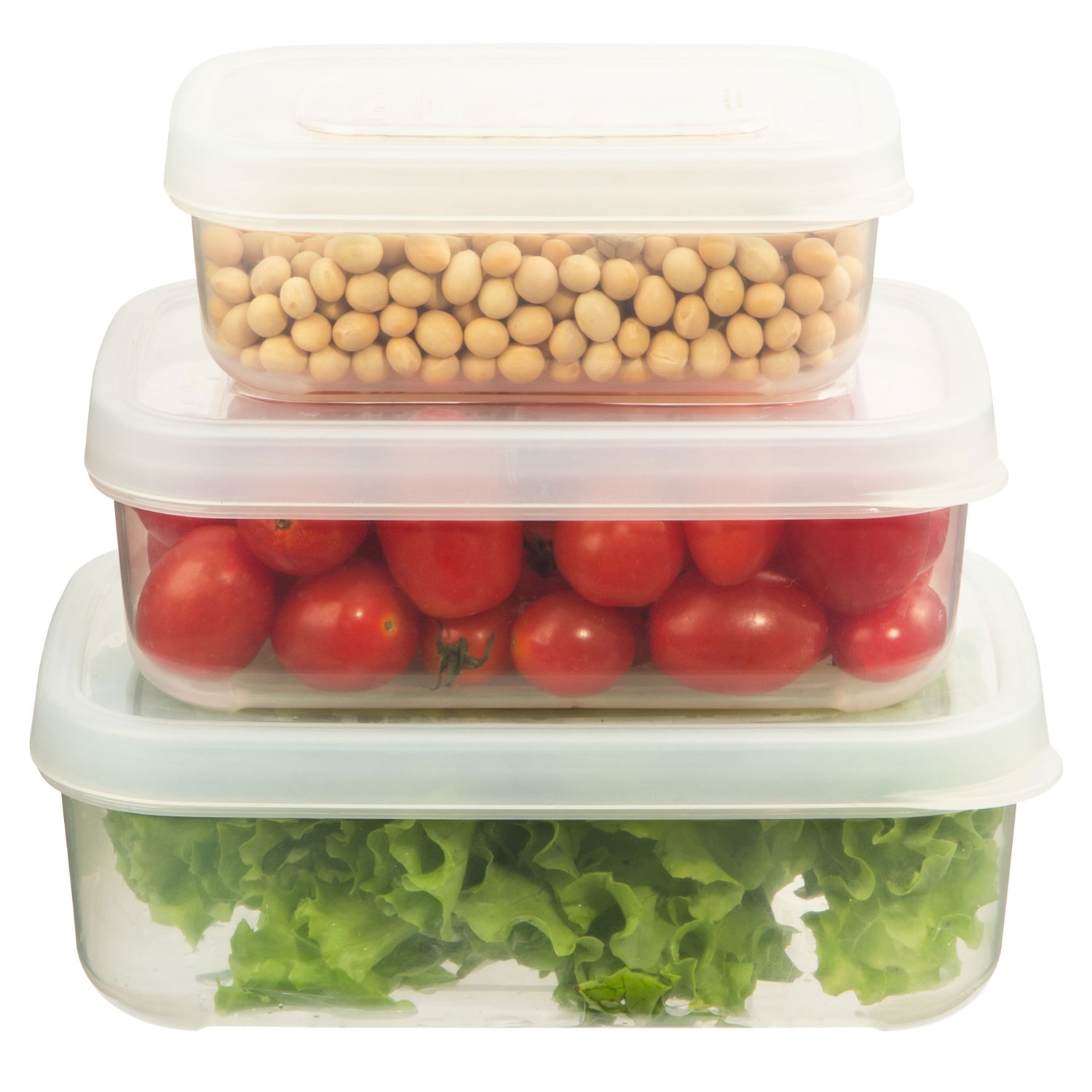 Bộ 3 hộp thực phẩm Hokkaido 0,7-1,5-2,5L